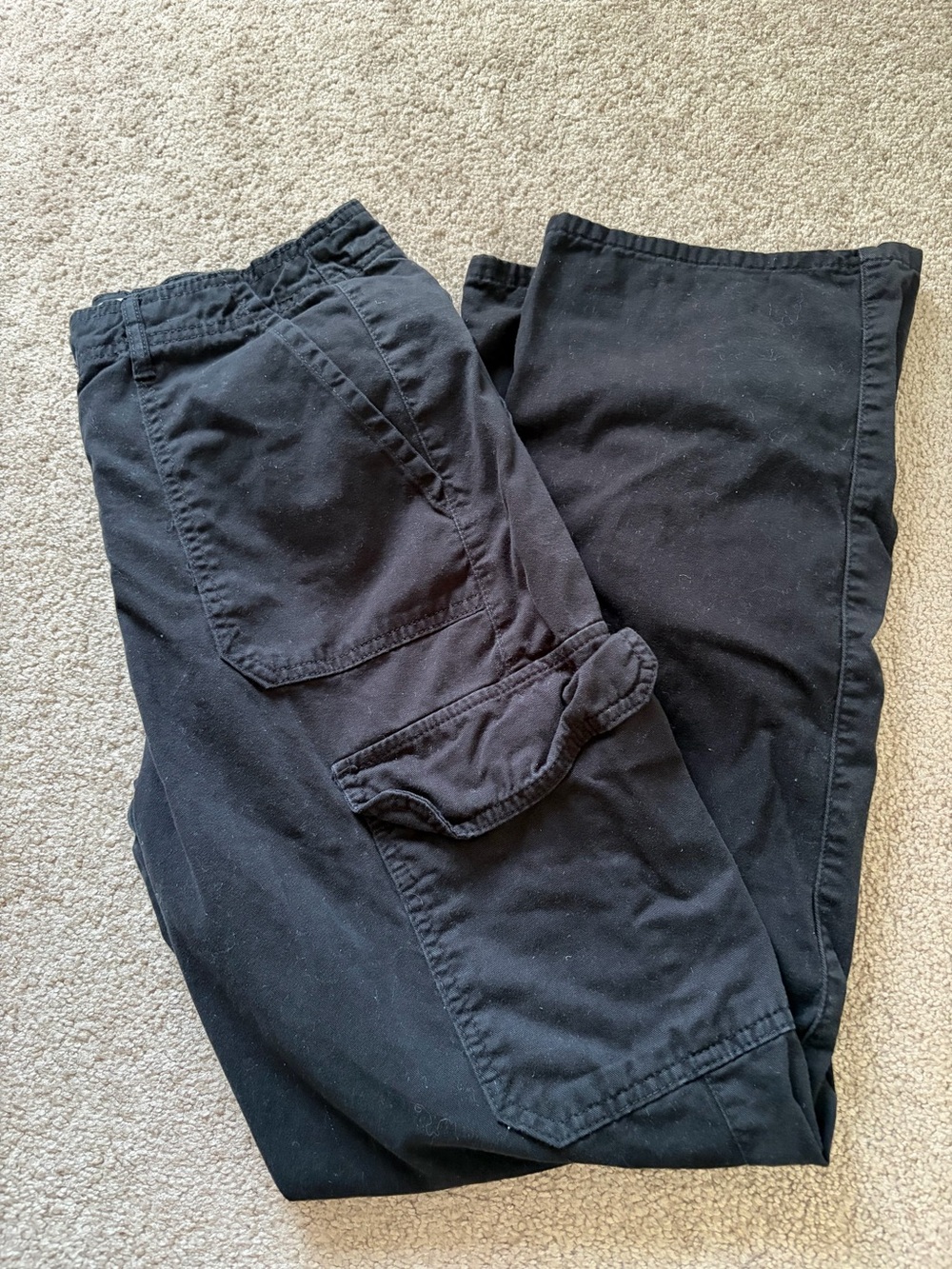 💚 ZARA - Size 8 Women’s Black Cargo Pants